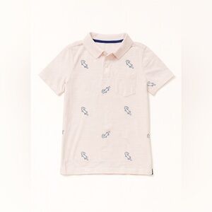 Cat & Jack Alligator Pink Polo